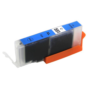 1 Go Inks Cyan Ink Cartridge to replace Canon CLI-551C Compatible / non-OEM for PIXMA Printers