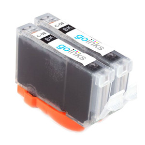 2 Go Inks Black Ink Cartridges to replace Canon CLI-8Bk Compatible / non-OEM for PIXMA & Pixus Printers