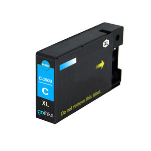 1 Go Inks Cyan Ink Cartridge to replace Canon PGI-1500XLC Compatible / non-OEM for PIXMA Printers