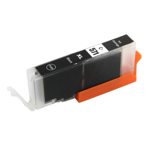 1 Go Inks Black Ink Cartridge to replace Canon CLI-571Bk Compatible / non-OEM for PIXMA Printers