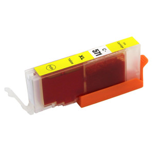 1 Go Inks Yellow Ink Cartridge to replace Canon CLI-571Y Compatible / non-OEM for PIXMA Printers