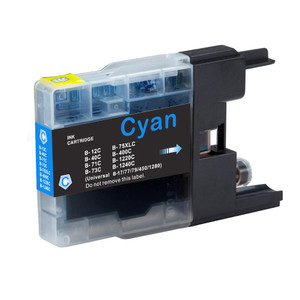 1 Go Inks Cyan Ink Cartridge to replace Brother LC1240C & LC1220C  Compatible / non-OEM for Brother DCP & MFC Printers