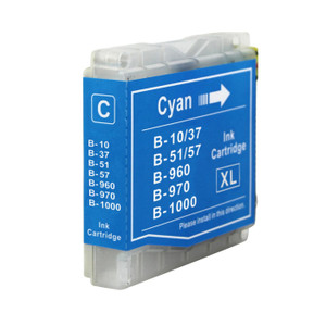 1 Go Inks Cyan Ink Cartridge to replace Brother LC970C & LC1000C Compatible / non-OEM for Brother DCP, MFC & FAX Printers