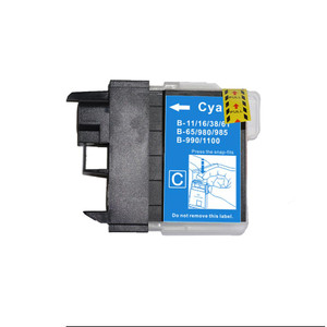 1 Go Inks Cyan Ink Cartridge to replace Brother LC980C & LC1100C Compatible / non-OEM for Brother DCP & MFC Printers