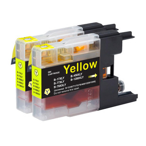 2 Go Inks Yellow Ink Cartridges to replace Brother LC1280XLY Compatible / non-OEM for Brother MFC Printers