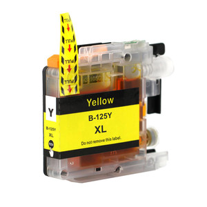 1 Go Inks Yellow Ink Cartridge to replace Brother LC125XLM  Compatible / non-OEM for Brother DCP & MFC Printers