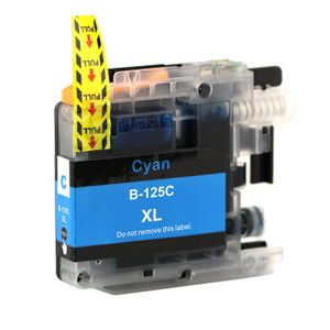 1 Go Inks Cyan Ink Cartridge to replace Brother LC125XLC  Compatible / non-OEM for  Brother DCP & MFC Printers