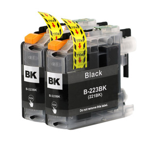 2 Go Inks Black Ink Cartridges to replace Brother LC223BK Compatible / non-OEM for Brother DCP & MFC Printers