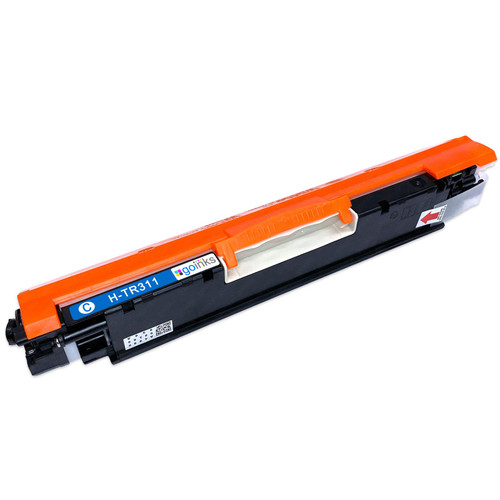 1 Go Inks Cyan Laser Toner Cartridge to replace HP CE311A Compatible / non-OEM for HP Colour & Pro Laserjet Printers