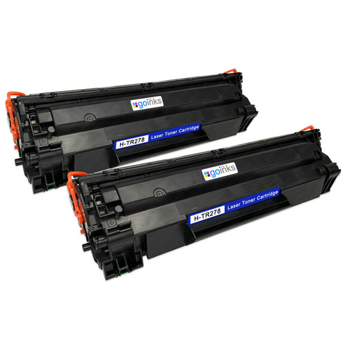 2 Go Inks Black Laser Toner Cartridges to replace HP CE278A Compatible / non-OEM for HP Laserjet Pro Printers