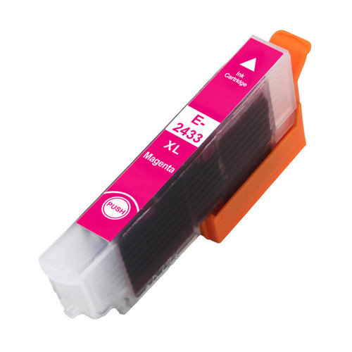 1 Go Inks Magenta Ink Cartridge to replace Epson T2433 (24XL Series) Compatible / non-OEM for Epson Expression Photo Printers