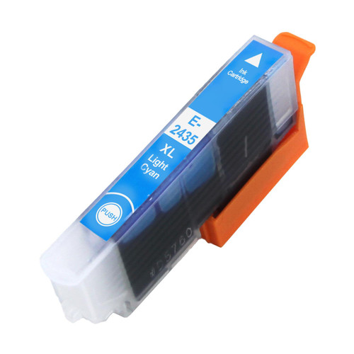 1 Go Inks Light Cyan Ink Cartridges to replace Epson T2435 (24XL Series) Compatible / non-OEM for Epson Expression Photo Printers