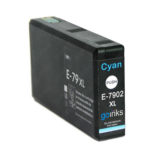 1 Go Inks Cyan Ink Cartridge to replace Epson T7902 (79XL Series) Compatible / non-OEM for Epson WorkForce Pro Printers