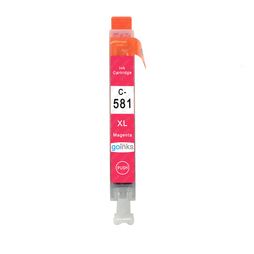 1 Go Inks Magenta Ink Cartridge to replace Canon CLI-581M Compatible / non-OEM for PIXMA Printers