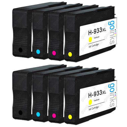 2 Go Inks Compatible Set of 4 to replace HP 932 Printer Ink Cartridge (8 Inks) - Black, Cyan,  Magenta, Yellow Compatible / non-OEM for HP Officejet Printers