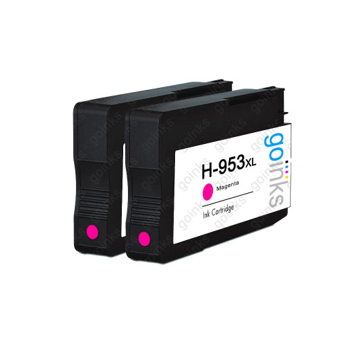 2 Go Inks Magenta Compatible Printer Ink Cartridges to replace HP 953M (XL Capacity) Compatible / non-OEM for HP Photosmart Printers