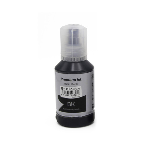 1 Go Inks Black 127ml Ink Bottle to replace Epson 111 Compatible/non-OEM for EcoTank Printers