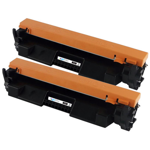 2 Go Inks Black Laser Toner Cartridges to replace HP CF217A (17A) Compatible/non-OEM for HP Laserjet Pro Printers