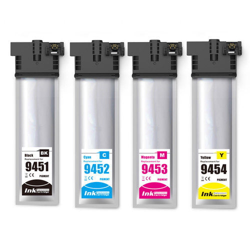 1 Go Inks Set of 4 Ink Cartridges to replace Epson T945 (XL) High Capacity Compatible / non-OEM for Epson WorkForce Pro Printers (4 Inks) 1 Go Inks Set of 4 Ink Cartridges to replace Epson T945 (XL) High Capacity Compatible / non-OEM for Epson WorkForce Pro Printers (4 Inks)