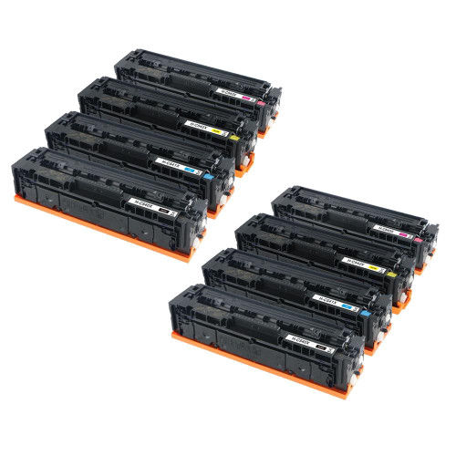 2 Go Inks Set of 4 Laser Toner Cartridges to replace HP CF540X / CF541A / CF542A / CF543A  Compatible / non-OEM for HP Pro Laserjet Printers