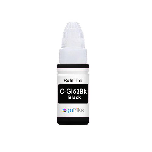 1 Go Inks Black 70ml Ink Bottle to replace Canon GI-53Bk Compatible/non-OEM for Pixma G Series Printers