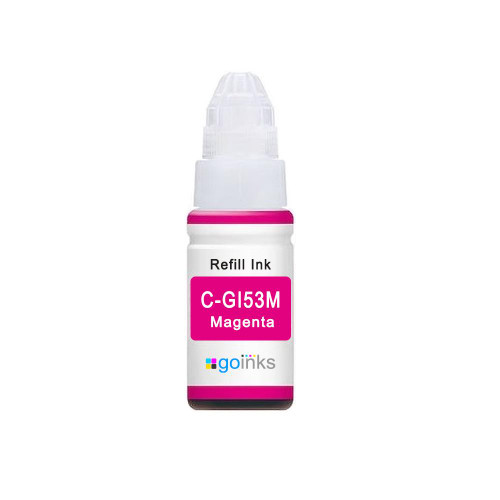 1 Go Inks Magenta 70ml Ink Bottle to replace Canon GI-53M Compatible/non-OEM for Pixma G Series Printers