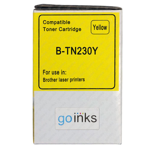 1 Go Inks Yellow Laser Toner Cartridge to replace Brother TN230Y Compatible / non-OEM for Brother DCP, MFC & HL Printers