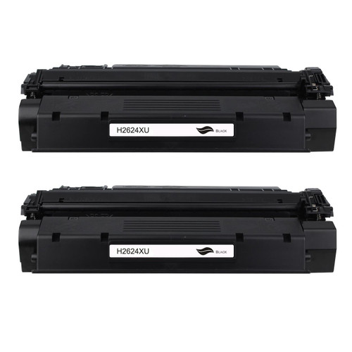 2 Go Inks Black XL Laser Toner Cartridges to replace HP Q2624X (24X) High Capacity Compatible/non-OEM for HP LaserJet Printers