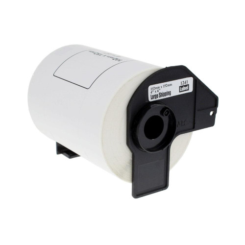 1 Go Inks Compatible Roll of White Labels to replace Brother DK-11241 (Labels: 200, Size: 102 x 152 mm)