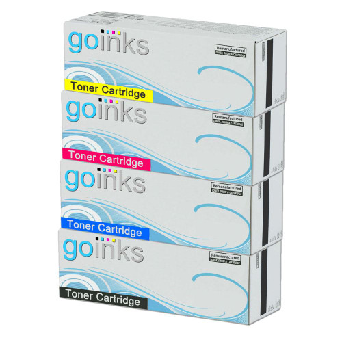 1 Go Inks Set of 4 Laser Toner Cartridges to replace HP CB540A, CB541A, CB542A, CB543A Compatible / non-OEM for HP Colour Laserjet Printers