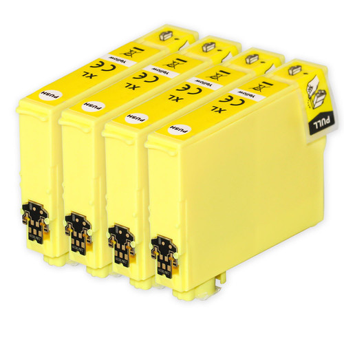 4 Go Inks Yellow Ink Cartridges to replace Epson 604XLY Compatible / non-OEM for Epson Expression Home & WorkForce Printers