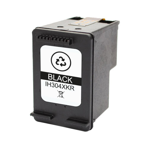 Remanufactured 304XL Black Ink Cartridge (N9K08AE) replacement for HP Printers - 750 Pages