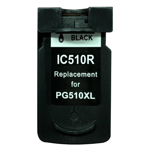 Remanufactured PG-510 Black Ink Cartridge replacement for Canon Printers - 400 Pages