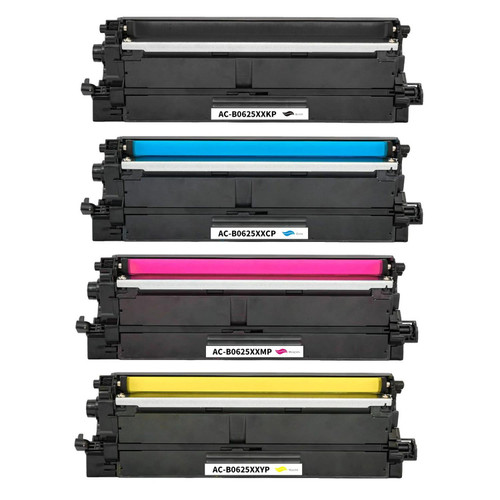 1 Go Inks Set of 4 Laser Toner Cartridges to replace Brother TN625XXL Compatible / non-OEM for Brother DCP, MFC & HL Printers