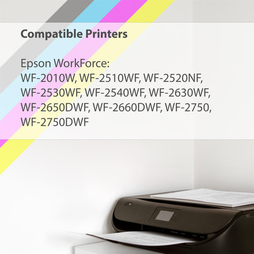 Compatible Epson T2711 XL Black Ink Cartridge from Go Inks (4 Inks)
