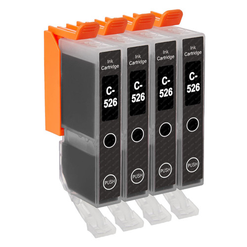 4 Go Inks Black Ink Cartridges to replace Canon CLI-526Bk Compatible / non-OEM for PIXMA Printers