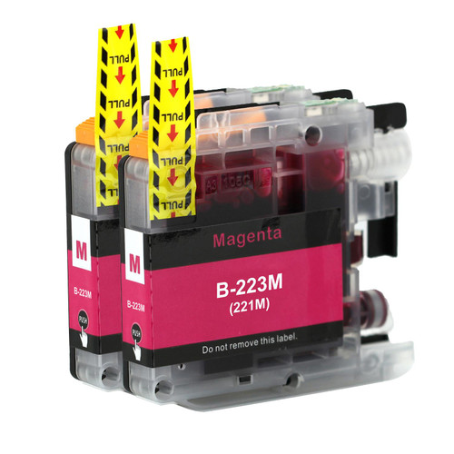 2 Go Inks Magenta Ink Cartridges to replace Brother LC223M Compatible / non-OEM for Brother DCP & MFC Printers