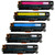 1 Go Inks Set of 4 + extra black Laser Toner Cartridges to replace HP CF210X / CF211A / CF212A / CF213A  Compatible / non-OEM for HP Colour & Pro Laserjet Printers