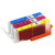 1 Go Inks C/M/Y Set of 3 Ink Cartridges to replace Canon CLI-571 Compatible / non-OEM for PIXMA Printers (3 Pack)