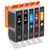 1 Go Inks Set of 5 Ink Cartridges to replace Canon PGI-520 & CLI-521 Compatible / non-OEM for PIXMA Printers (5 Pack)