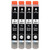 4 Go Inks Photo Black Ink Cartridges to replace Epson T2631 (26XL Series) Compatible / non-OEM for Epson Expression Premium Printers