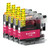 4 Go Inks  Magenta Ink Cartridges to replace Brother LC123M   Compatible / non-OEM for Brother DCP & MFC Printers