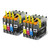 2 Go Inks Set of 4 Ink Cartridges to replace Brother LC123 Compatible / non-OEM for Brothe DCP & MFC Printers  (8 Inks)