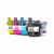 1 Go Inks Set of 4 Cartridges to replace Brother LC421 Compatible / non-OEM for Brother DCP & MFC Printers (4 Inks)