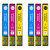 2 Go Inks Set of 3 Ink Cartridges to replace Epson 405XL C/M/Y Compatible/non-OEM for Epson WorkForce Printers (6 Inks)