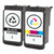 Set of 2 Remanufactured PG-545XL & CL-546XL Ink Cartridges replacements for Canon Printers - Black & Tri-Colour