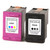 Set of 2 Remanufactured 301XL Ink Cartridges replacements for HP Printers - Black & Tri-Colour - Replace CH564EE & CH563EE