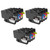 3 Go Inks Set of 4 Cartridges to replace Brother LC427 Compatible / non-OEM for Brother DCP & MFC Printers (12 Inks)