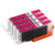 4 Go Inks Magenta Ink Cartridges to replace Canon CLI-551M Compatible / non-OEM for PIXMA Printers