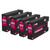 4 Go Inks Magenta Ink Cartridges to replace Canon PGI-1500XLM Compatible / non-OEM for PIXMA Printers